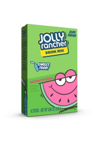 Mélange pour Breuvage Jolly Rancher Saveur Melon - Paquet de 6 Sachets Individuels